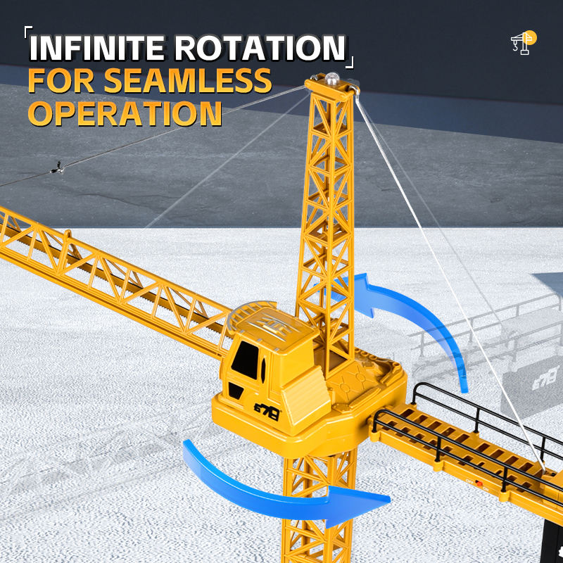 RC Tower Crane – 50 Inch (1.28m), 2.4GHz