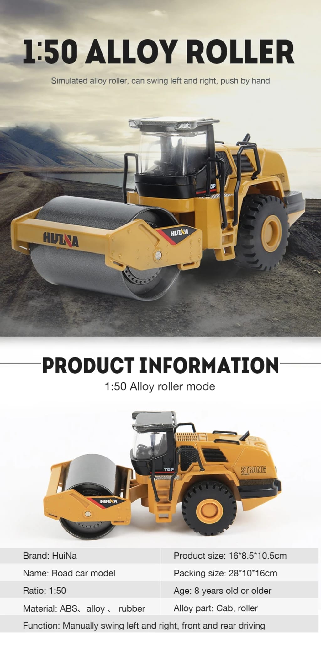 Construction Road Roller.